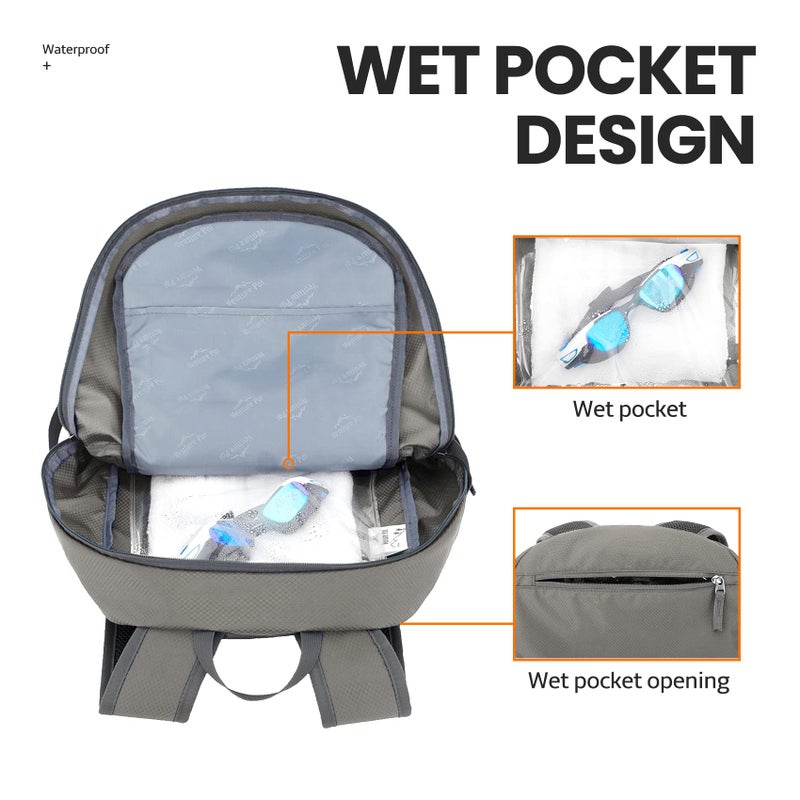 Venture Pal 40L Lightweight Packable Travel Hiking Backpack Daypack - Image 2